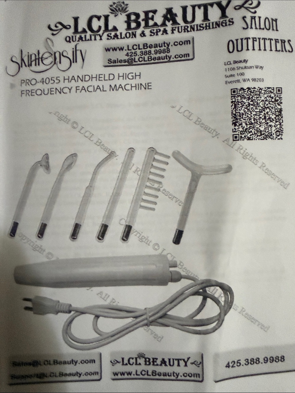 High Frequency Facial Machine